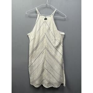 Les Soeurs womens medium striped embroidered sleeveless shift dress Multi color‎